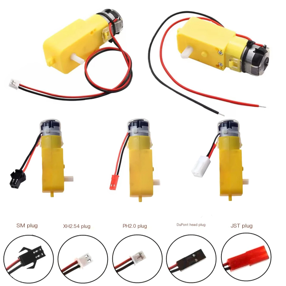 Smart Home Yellow - DIY 스마트 카 로봇 기어 모터,