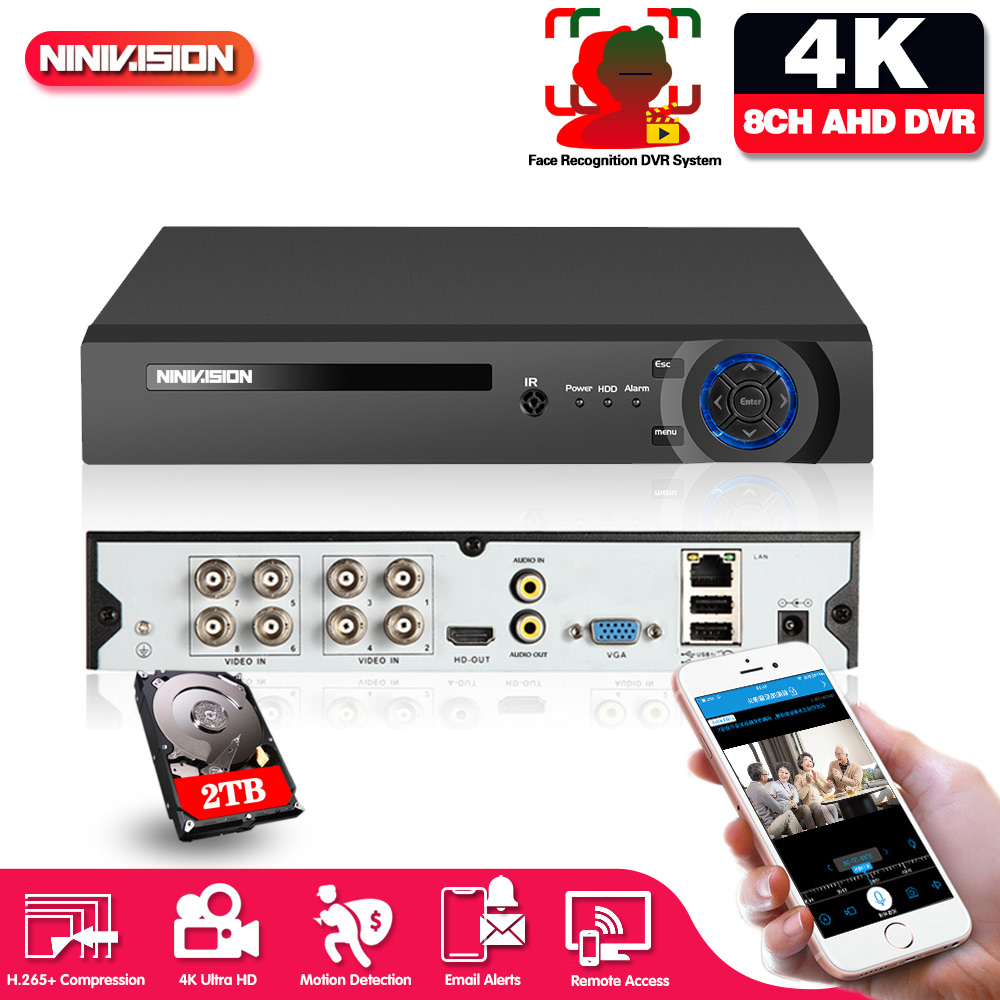 얼굴 인식 WIFI P2P 보기 8채널 AHD 4K 감 - Smart Home Microsoft 리뷰 및 가격