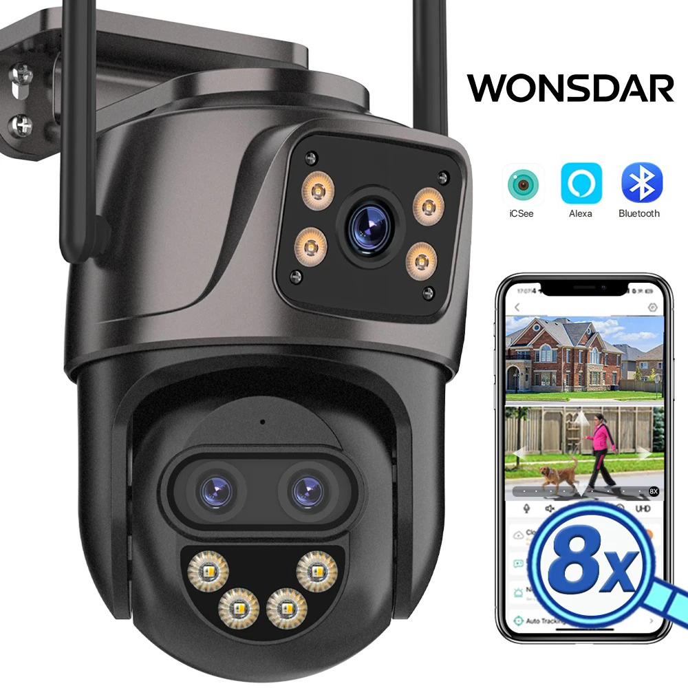 WONSDAR IP 카메라 야외용 3렌즈 외부 WiFi - Smart Home Camera Ezviz 리뷰 및 가격