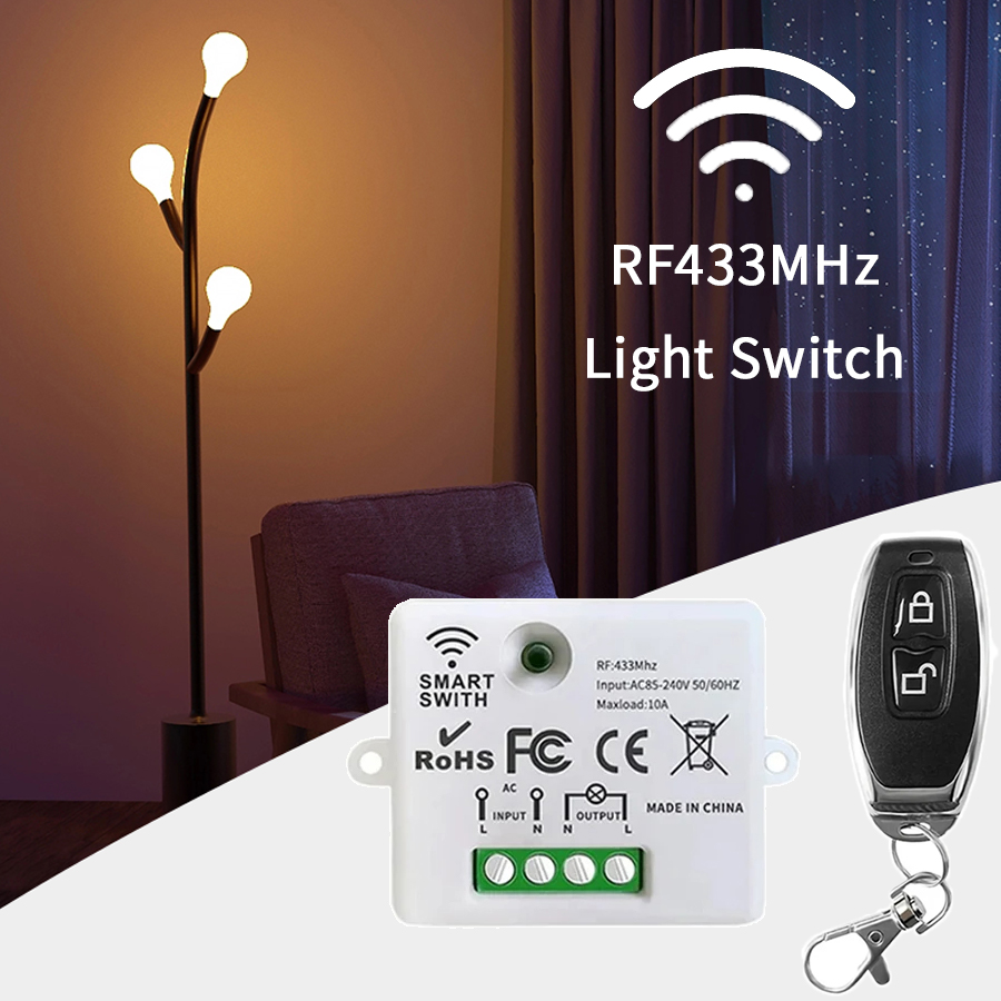 RF 433MHz 무선 원격 제어 스위치 스마트 홈 1 - Universal Remote Smart Home 리뷰 및 가격