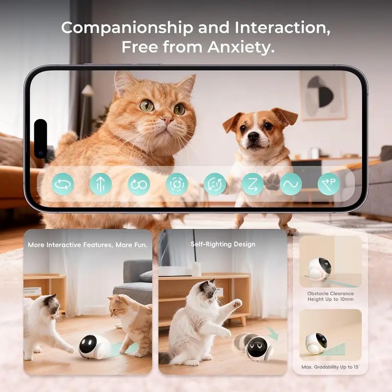 자동 충전 도크, 스마트 앱 제어, 양방향 오디오 및  - Smart Home Video 리뷰 및 가격