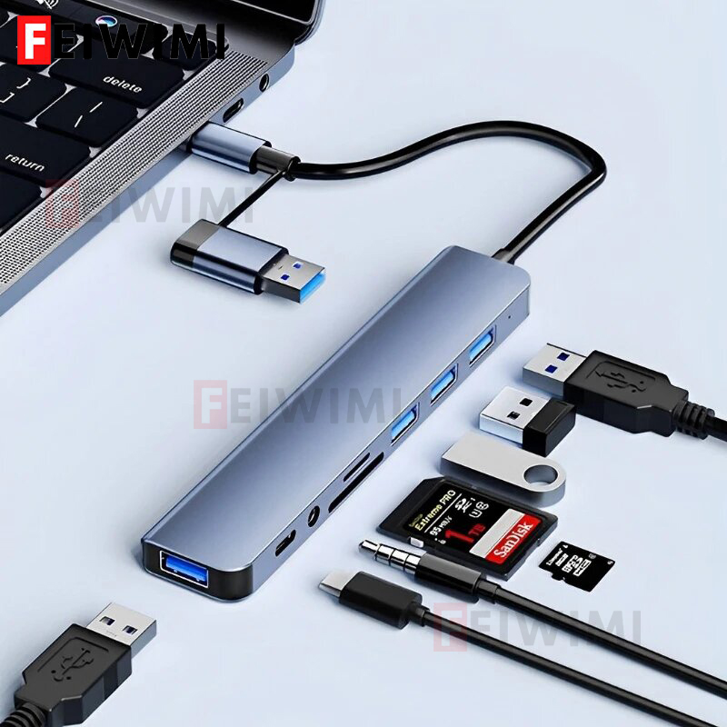 8포트 USB C 스플리터 USB 허브 타입 C 확장기 - Smart Home Hub 2 리뷰 및 가격