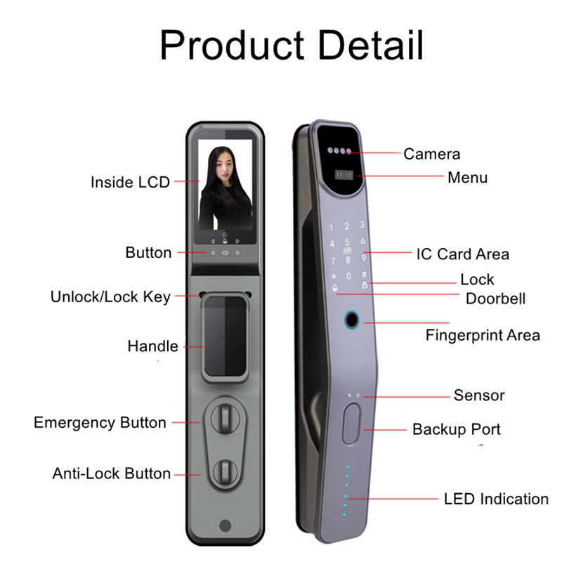 투야 와이파이 전자 지문 스마트 문짝 잠금 장치, 3D - Smart Home Door Lock 리뷰 및 가격