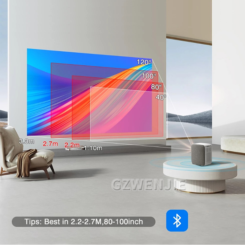 H6 미니 프로젝터 LED 1080P 풀 HD 휴대용  - Smart Home Video 리뷰 및 가격