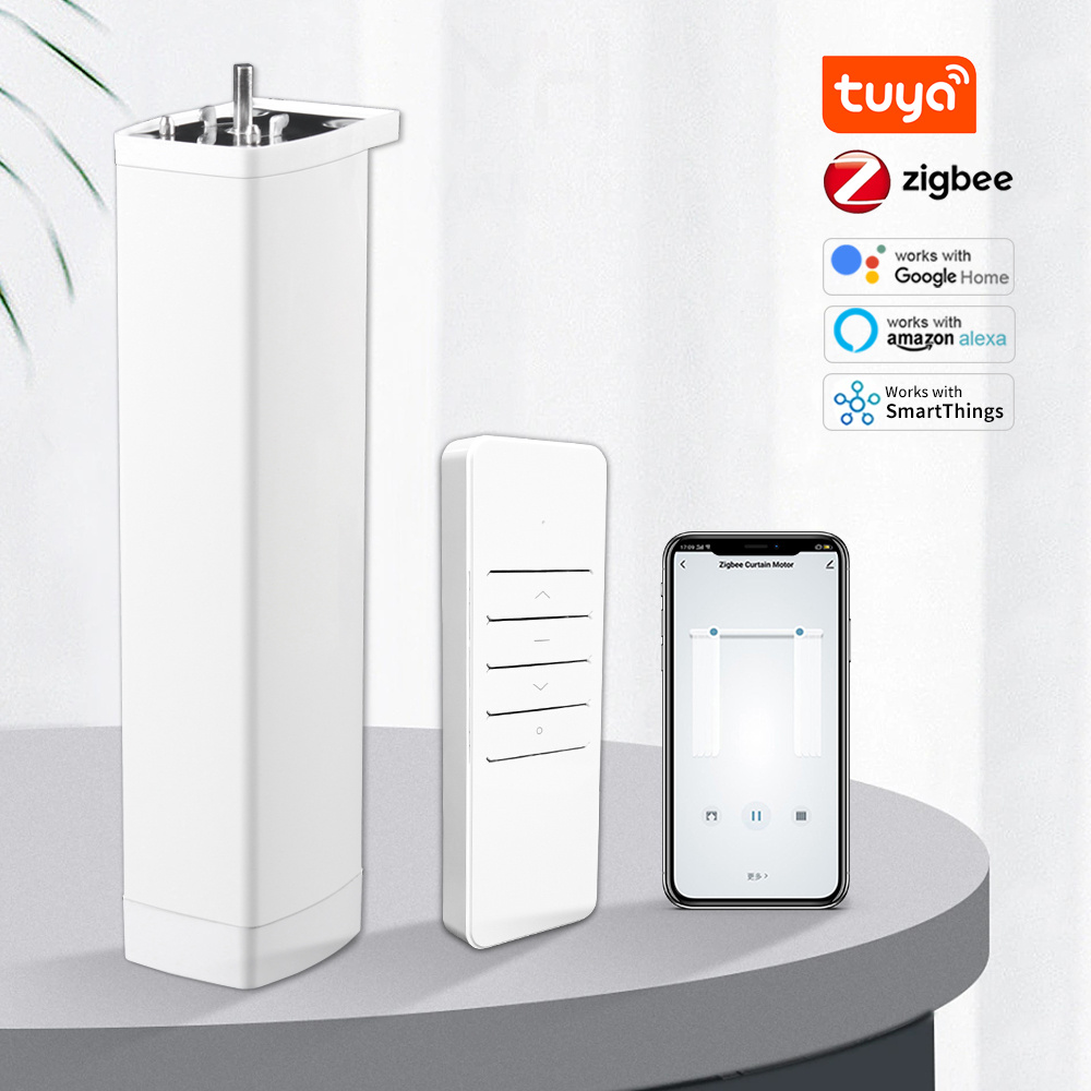 스마트 Tuya Zigbee 전기 스마트 자동 홈 커튼 - Universal Remote Smart Home 리뷰 및 가격
