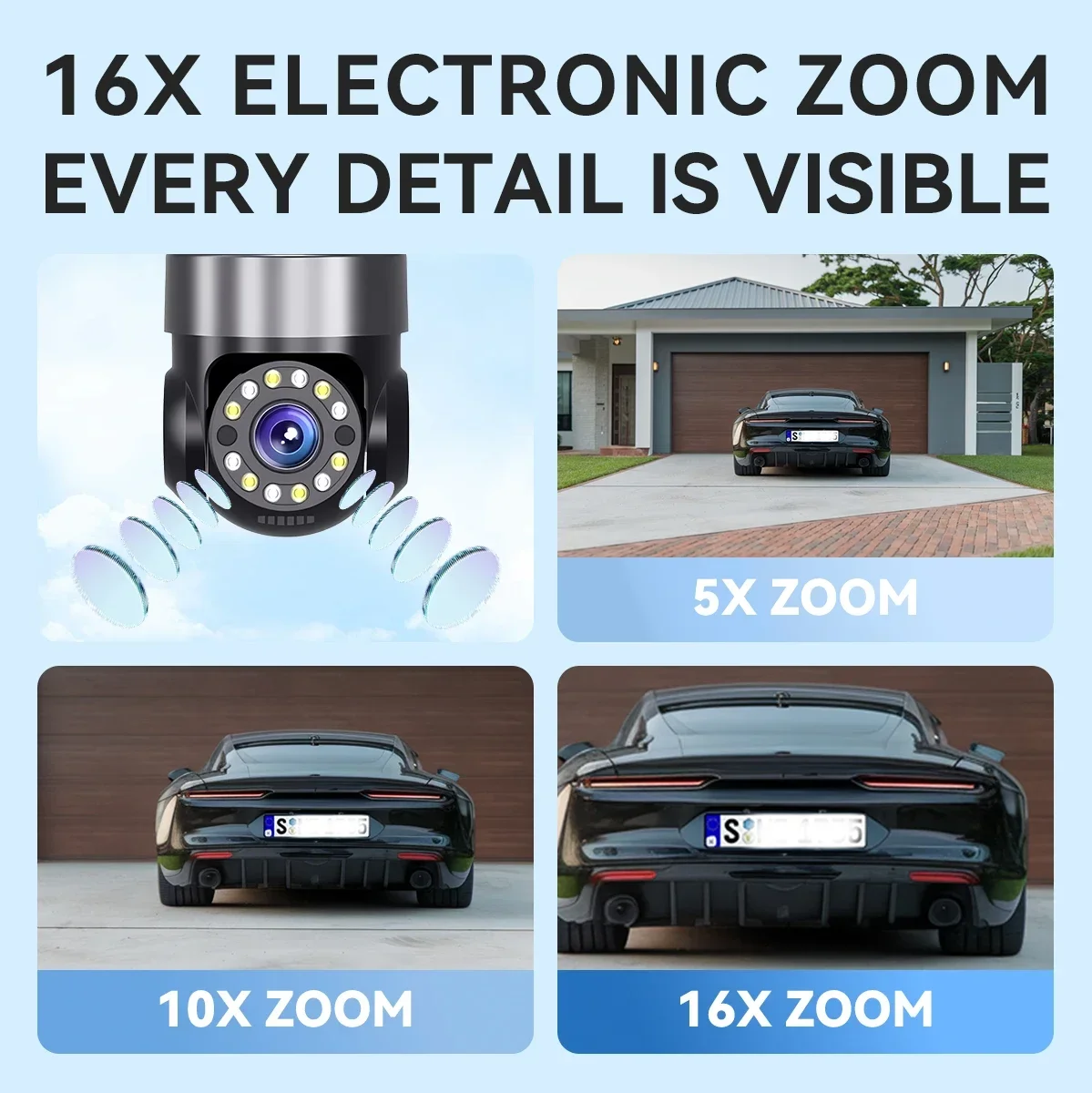10K 20MP 홈 시큐리티 야외 WiFi 카메라 4렌 - Smart Home Camera Ezviz 리뷰 및 가격