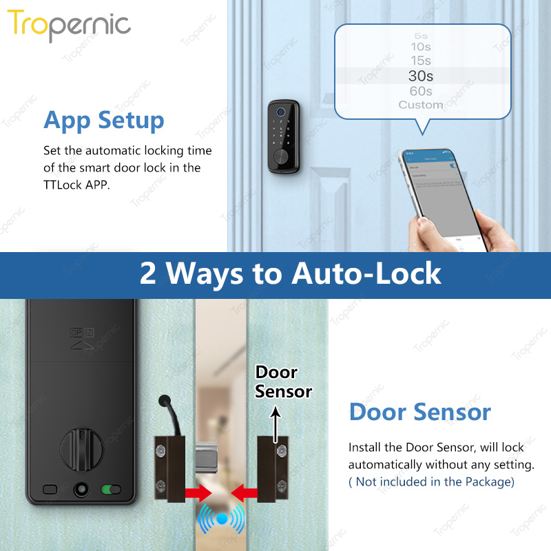 투야 지그비 문짝 데드볼트 잠금, 생체 인식 지문 잠금 - Smart Home Door Lock 리뷰 및 가격