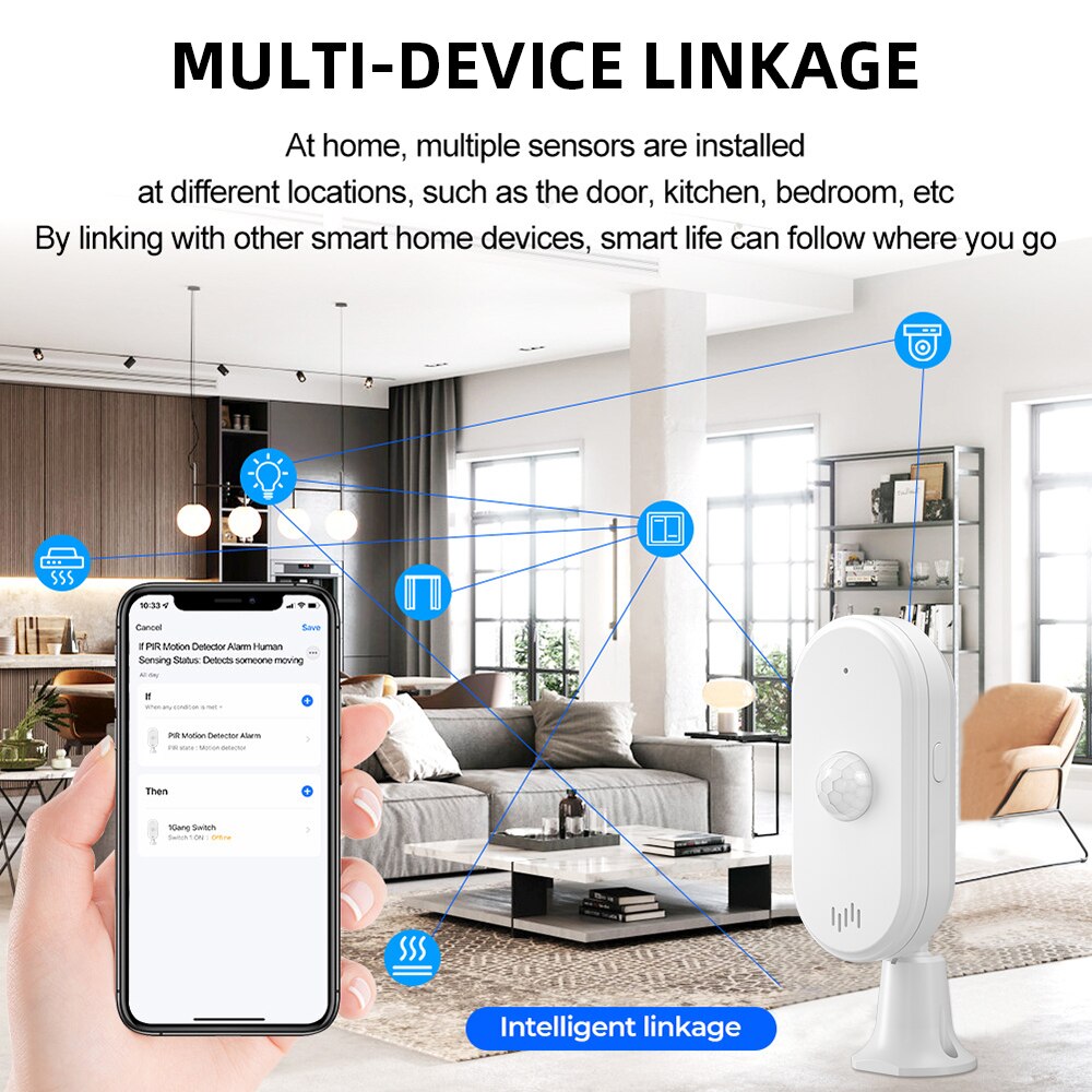 ONENUO 투야 와이파이 보안 도난 경보, 적외선 움 - Smart Home Wiser 리뷰 및 가격